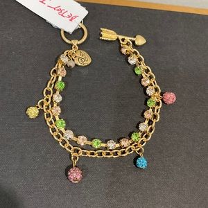 NWT Betsey Johnson charm bracelet